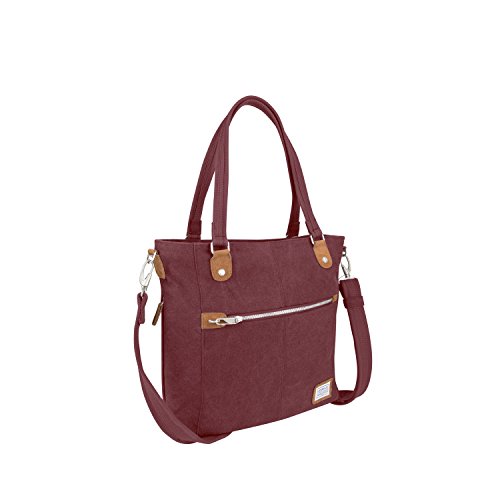 burgundy and gold clutch bag