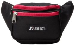 Everest Signature Waist Pack – Standard, Black, One Size