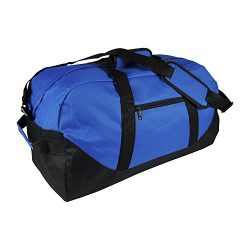 21″ Large Duffle Bag with Adjustable Strap (Royal Blue)