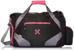 Fit & Fresh JAXX Helios Gym to Work Bag, Duffle with Shoe Tunnel for Women, Pink