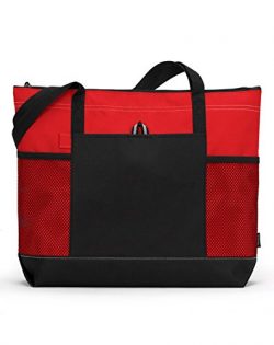 Bodek And Rhodes 80279320 1100 Gemline Select Zippered Tote Red – One