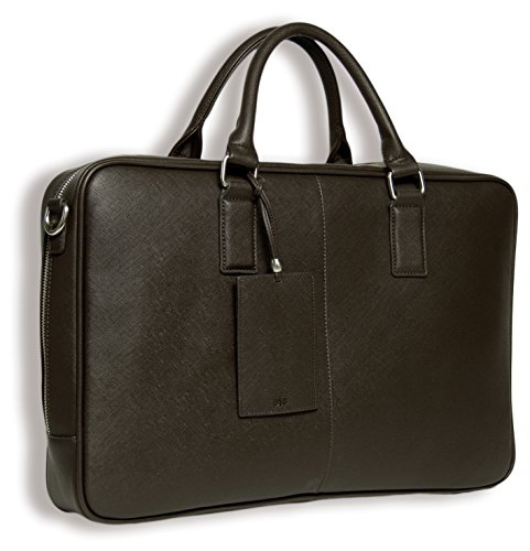 BfB Laptop Messenger Bag For Men – Designer Business Computer Bag Or Attorney Briefcase