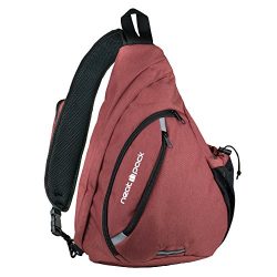 Versatile Canvas Sling Bag / Urban Travel Backpack | Wear Over Shoulder or Crossbody for Men &am ...