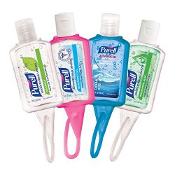 PURELL Advanced Hand Sanitizer Portable Bottles – 1 oz. Variety Pack Travel Sized Jelly Wr ...