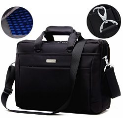 17 inch Laptop Bag,Travel Briefcase Hybrid Shoulder Bag, Waterproof Business Messenger Bags