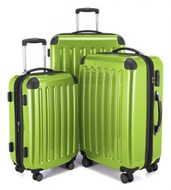 HAUPTSTADTKOFFER Luggages Sets Glossy Suitcase Sets Hardside Spinner Trolley Expandable (20“, 24 ...