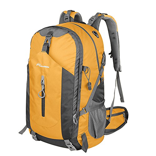 OutdoorMaster Hiking Backpack 50L – Weekend Pack w/ Waterproof Rain Cover & Laptop Com ...