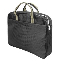 Top Handle Portable Business Briefcase Bag Envelope Expanding File Folder Laptop Bag Portfolio D ...