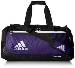 adidas Team Issue Duffel Bag, Collegiate Purple, Small