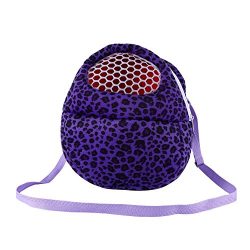 Three Size Small Pets Carrier Bag Hedgehog Hamster Mouse Outgoing Bags Leopard Portable Travel B ...