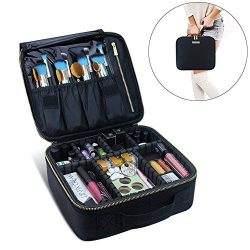 Travel Makeup Case MLMSY Makeup Cosmetic Case Cosmetics Organizer Makeup Bag ,DIY Adjustable &am ...