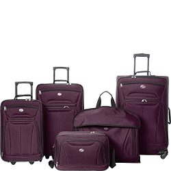 American Tourister Wakefield 5 Piece Luggage Set – eBags Exclusive (Purple)