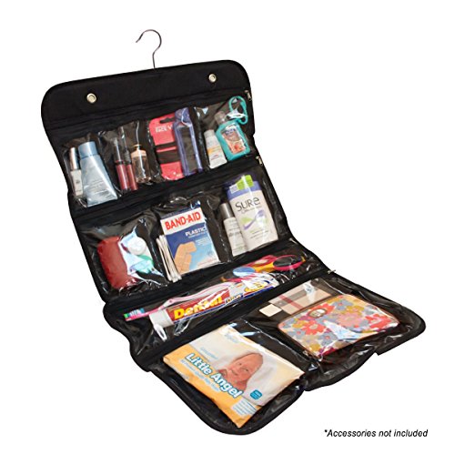 Hanging Cosmetic, Toiletry, Travel Organizer, 10 Pocket Packing Storage Bag