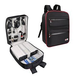 BUBM Game System Case,Gaming Backpack ,Travel Console Carrying Bag for Sony PS4,PS4 Slim,PS4 Pro ...
