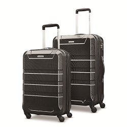 Samsonite Invoke 2 Piece Nested Hardside Set (20″/24″), Black, Only at Amazon