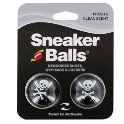 Sof Sole Sneaker Balls Shoe Gym Bag and Locker Deodorizer, Skull, 1-Pair