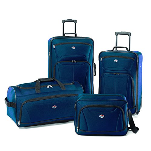 American Tourister Luggage Fieldbrook II 4 Piece Set, Moroccan Blue ...