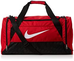 Nike Brasilia 6 Duffel Medium Gym Red/Black/White Size Medium