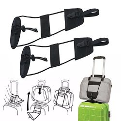 SMYTShop Bag Bungee,Travel Luggage Suitcase Adjustable Belt Add A Bag Strap Carry On Bungee Trav ...