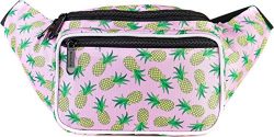 SoJourner Bags Fanny Pack – Floral, Flower, Animal Prints (Pineapple)