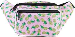 SoJourner Bags Fanny Pack – Floral, Flower, Animal Prints (Pineapple)