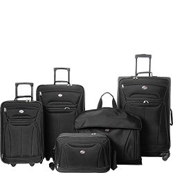 American Tourister Wakefield 5 Piece Luggage Set – eBags Exclusive (Black)