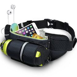 Fanny Pack MYCARBON Waist Pack with Water Bottle Holder,Waterproof Running Belt for Men Women,Fi ...