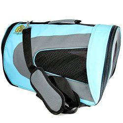 Soft-Sided Pet Travel Carrier (Airline Approved) for Cats, Small Dogs, Puppies and Other Pets by ...