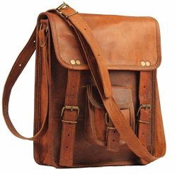 Sankalp Creation Vintage Genuine Luggage Messenger Bag Cross Body, One Size, NEW