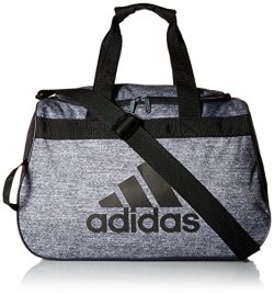 adidas Women’s Diablo small duffel Bag, Onix Jersey/Black, One Size