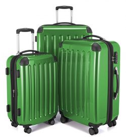 HAUPTSTADTKOFFER Luggages Sets Glossy Suitcase Sets Hardside Spinner Trolley Expandable (20̸ ...