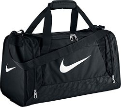 Nike Brasilia 6 Duffel Bag Black/White Size Small