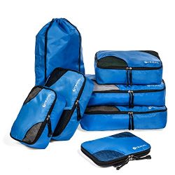 TRAVEL – 7 set Packing Cubes – Ultralight Travel Organizers + Tech Travel Accessorie ...