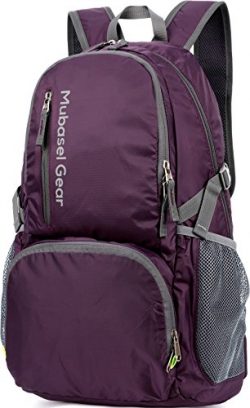 Backpack – Lightweight Backpacks for Travel Hiking – Daypack for Women Men (Purple)