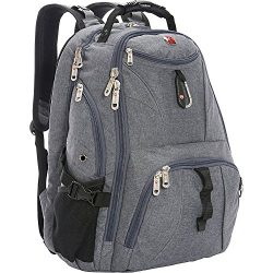 SwissGear 1900 Scansmart TSA Laptop Backpack – Grey Heather