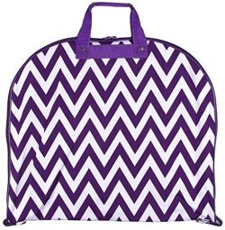 Ever Moda Chevron Hanging Garment Bag