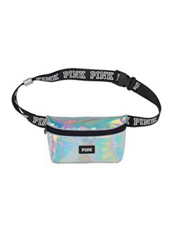 NEW Victoria’s Secret PINK Iridescent Metallic Fanny Pack Waist Bag Belt Bag NWT