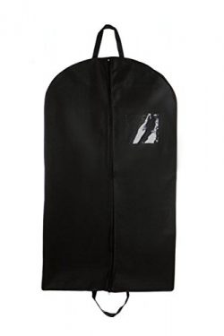 Black Suit & Dress Travel & Storage Garment Bag By Bags For Less – Durable, Rip Resistan ...
