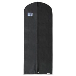 Hangerworld Black Breathable 60 inch Suit Garment Bag – Extra Long cover for Dresses and G ...