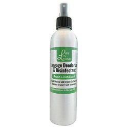 Premium Luggage Deodorizer and Disinfectant. The Natural and Organic Dry Launder Solution for yo ...