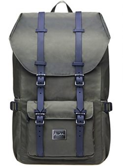 Laptop Outdoor Backpack, Travel Hiking& Camping Rucksack Pack, Casual Large College School D ...