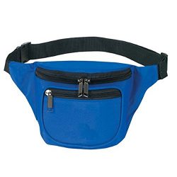 Yens® Fantasybag 3-Zipper Fanny Pack-Royal Blue,FN-03