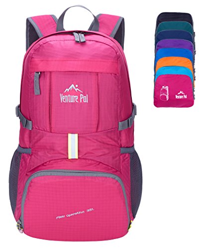 Venture Pal Ultralight Lightweight Packable Foldable Travel Camping Hiking Outdoor Sports Backpa ...