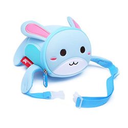 Alnaue Kids Waist Pack Preschool Children 3D Animal Cute Waterproof Toddler backpack (Bunny)