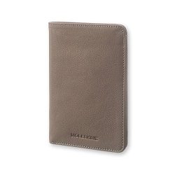 Moleskine Lineage Leather Passport Wallet Taupe