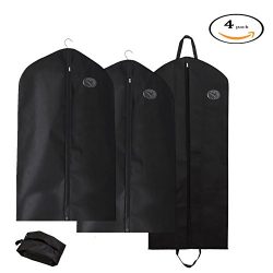 DEKDEJA Garment Bag Covers for Luggage, Dresses, Linens, Storage or Travel 40″×2 and 54 ...