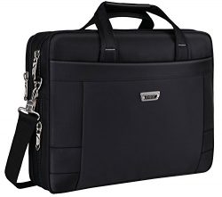 Laptop Briefcase, 15.6 inch Laptop Bags, Business Office Bag for Men Women,Stylish Nylon Multi-f ...