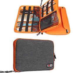 Travel Organizer, BUBM Universal Double Layer Travel Gear Organizer Storage Bag / Electronics Ac ...