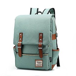 Unisex Professional Slim Business Laptop Backpack, Feskin Fashion Casual Durable Travel Rucksack ...