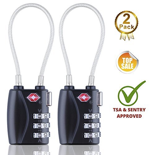 TSA Approved Luggage Locks4 Colors3 Digit Combinationtheft Protection on Our Durable Heavy Duty ...